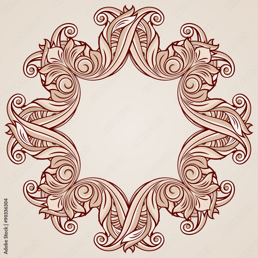 Rose pink floral pattern Rose pink floral pattern