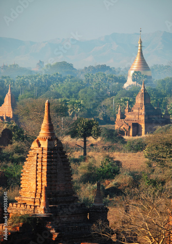 Ancient pagodas in Bagan  Myanmar