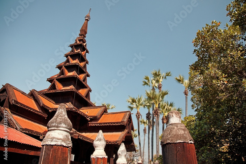 Bagaya Kyaung Teak Monastery photo