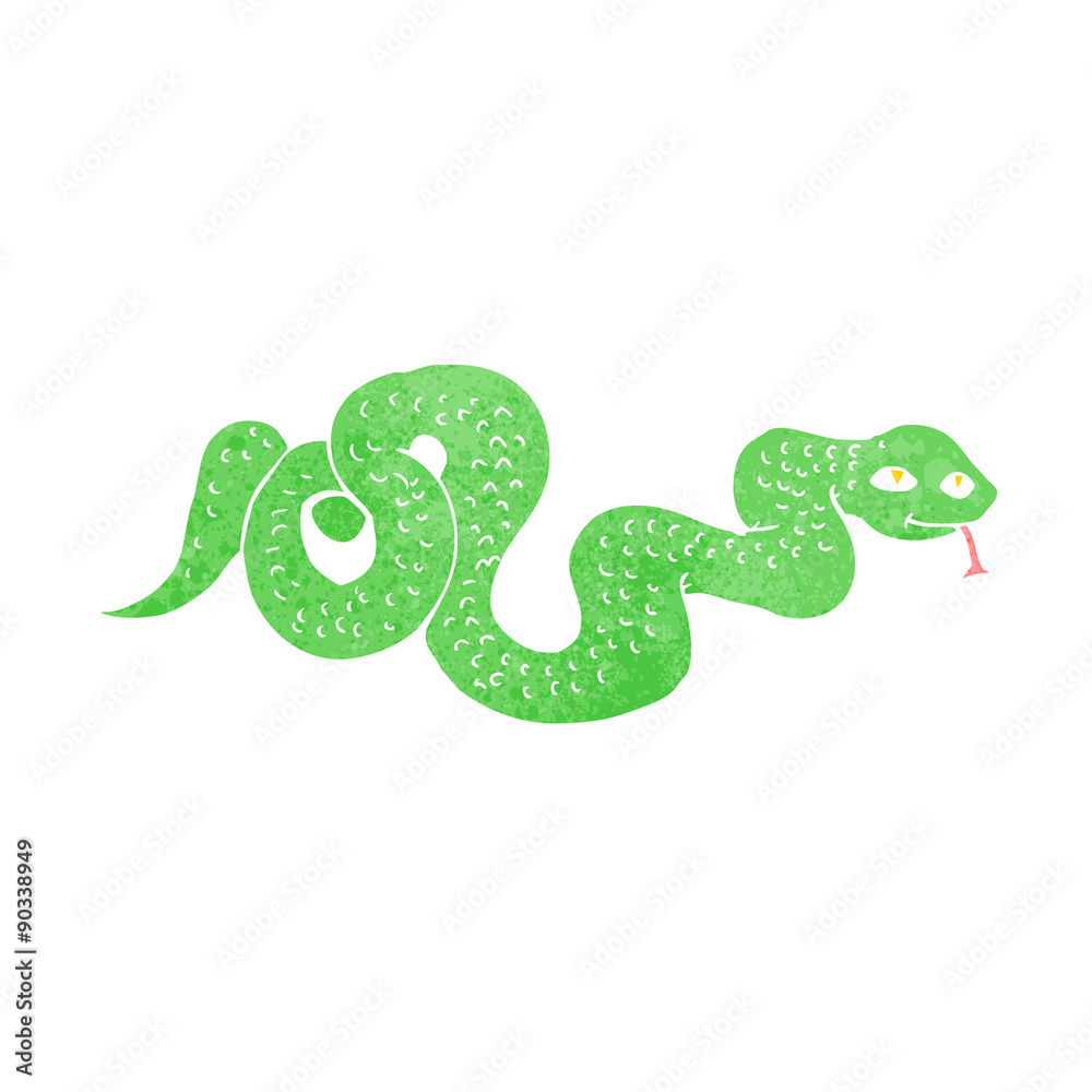 Obraz premium cartoon snake