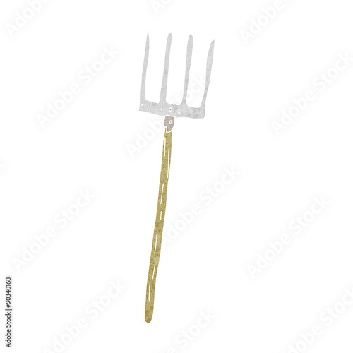 cartoon pitch fork