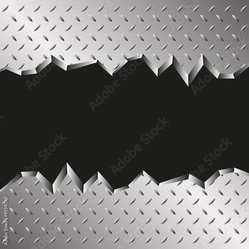 jagged metallic background