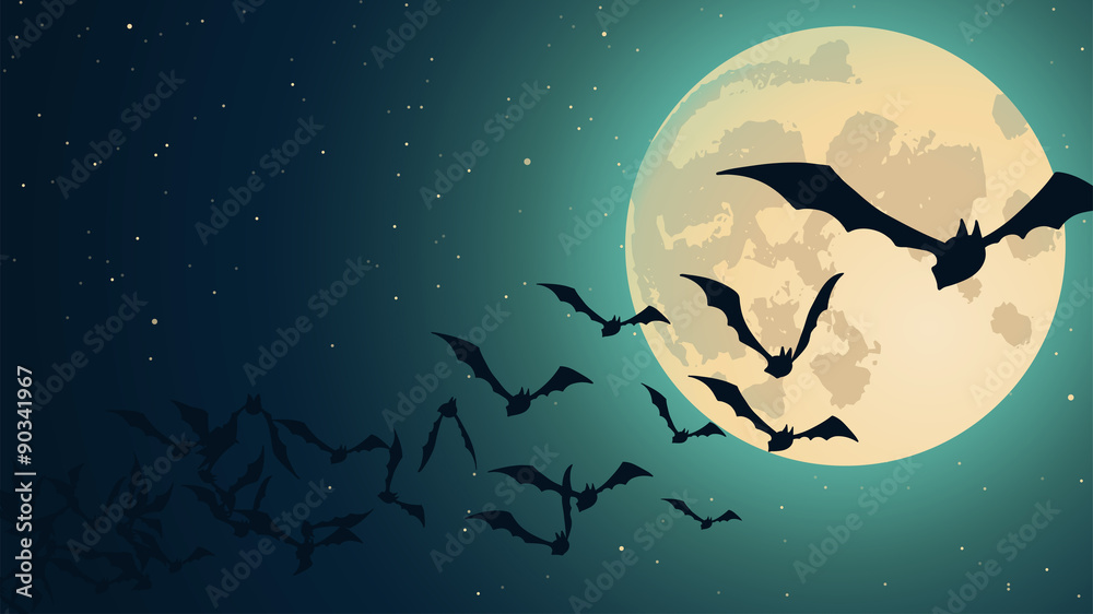 Obraz premium Vector Halloween background