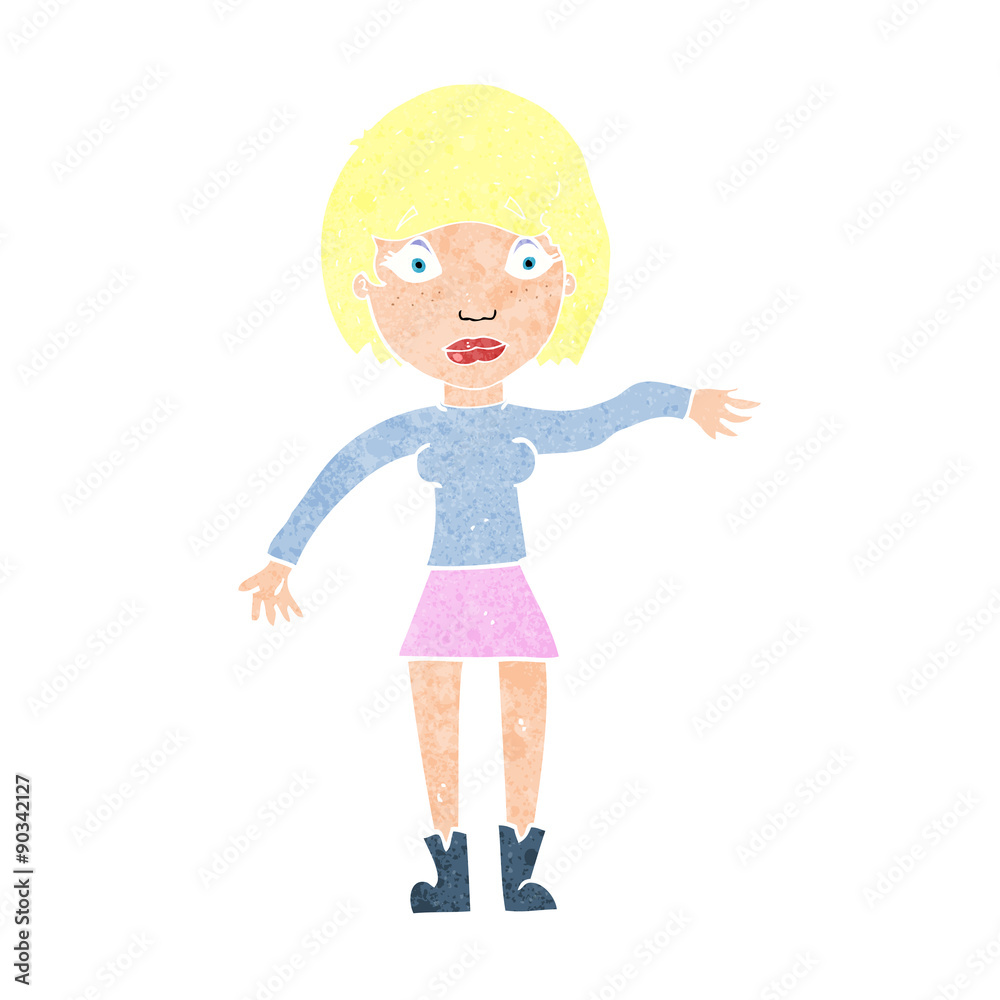 cartoon surprised woman cartoon surprised woman