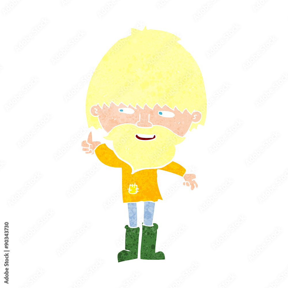 cartoon hippie man in wellington boots cartoon hippie man in wellington boots