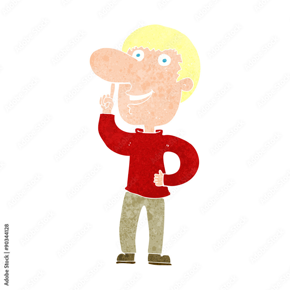 cartoon man with idea cartoon man with idea