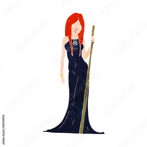 cartoon sorceress