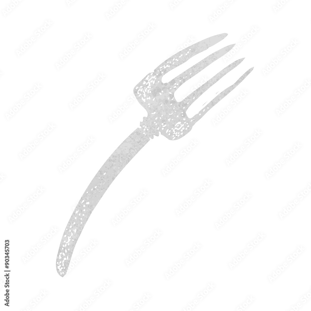Obraz premium cartoon fork