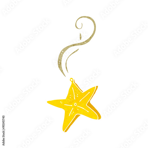 cartoon magic star necklace © lineartestpilot