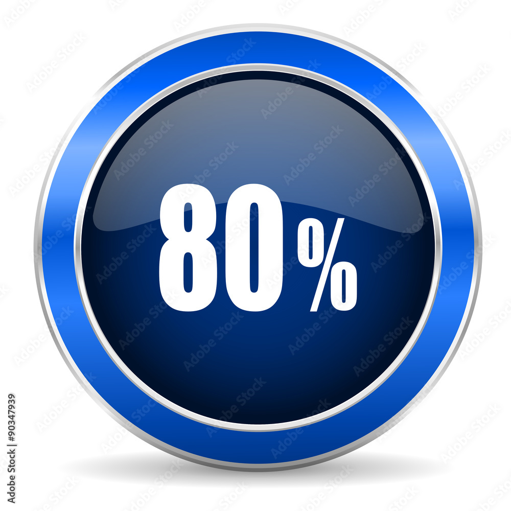 80 percent icon sale sign 80 percent icon sale sign