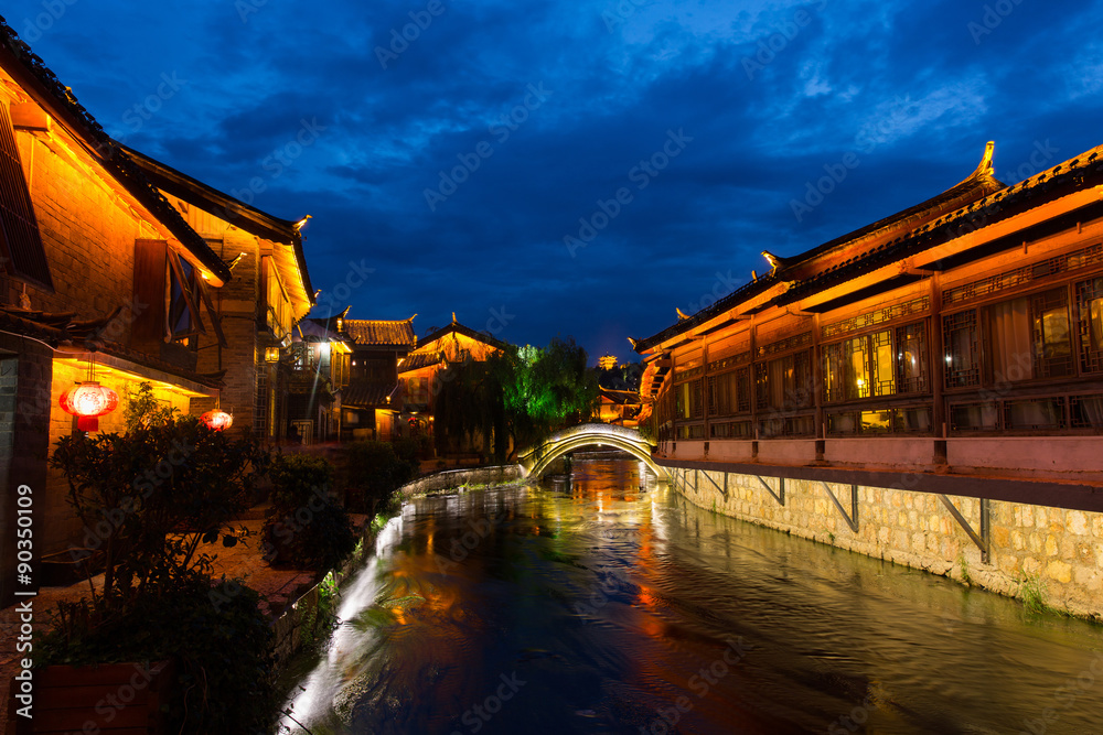 famous tourist attraction - Lijiang old town