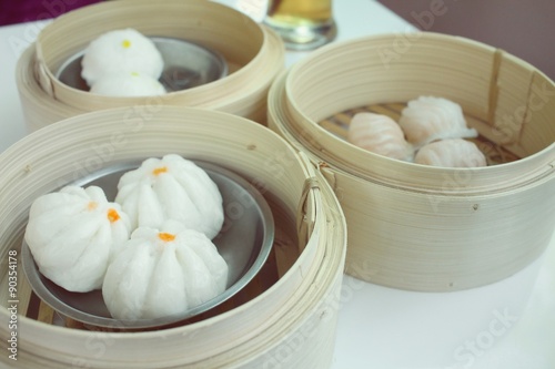 Foto Chinese bun - dim sum