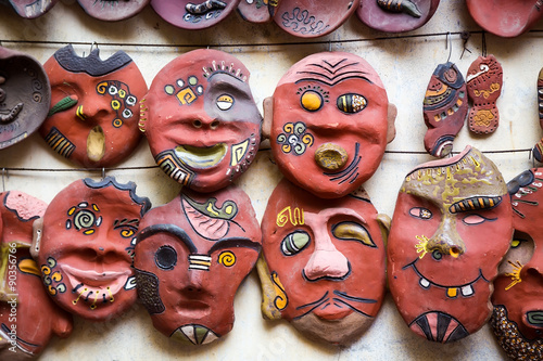 Traditional ceramic pottery in Bat Trang, Vietnam photo