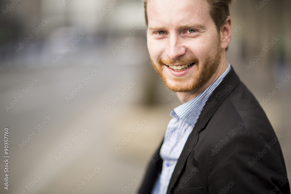 Young man outdoors Young man outdoors