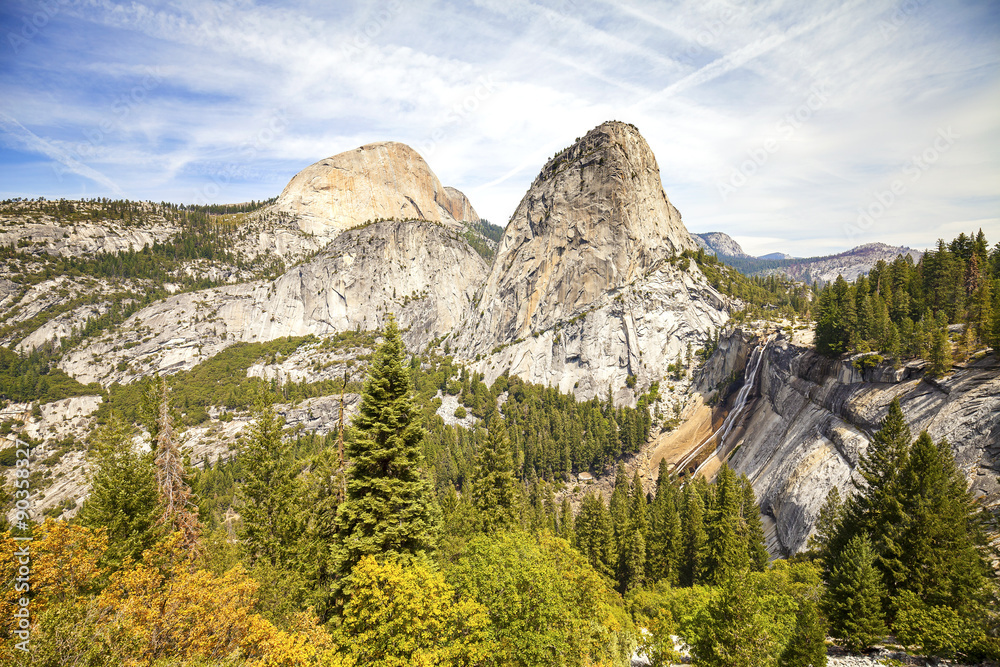 Nevada fall in Yosemite National Park, California, USA.