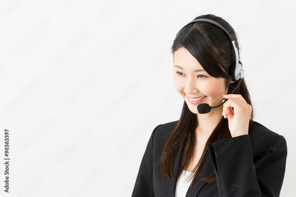 asian businesswoman isolated on whitebackground asian businesswoman isolated on whitebackground
