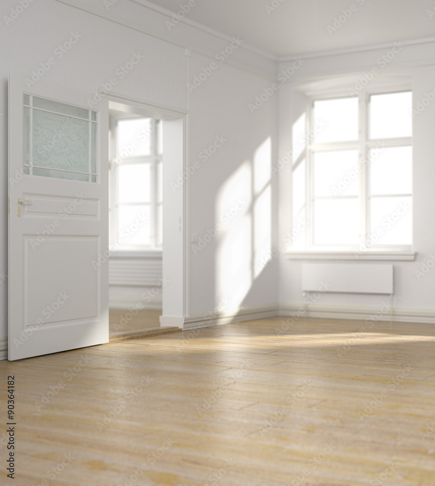 Obraz premium Stadtwohnung leer (Detail)