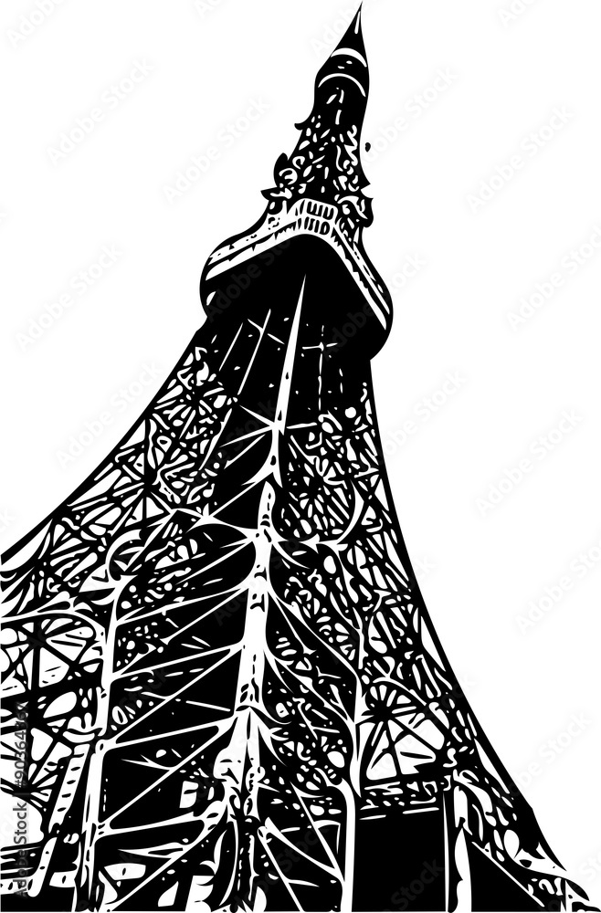 東京タワー Stock イラスト Adobe Stock