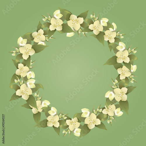 Floral frame