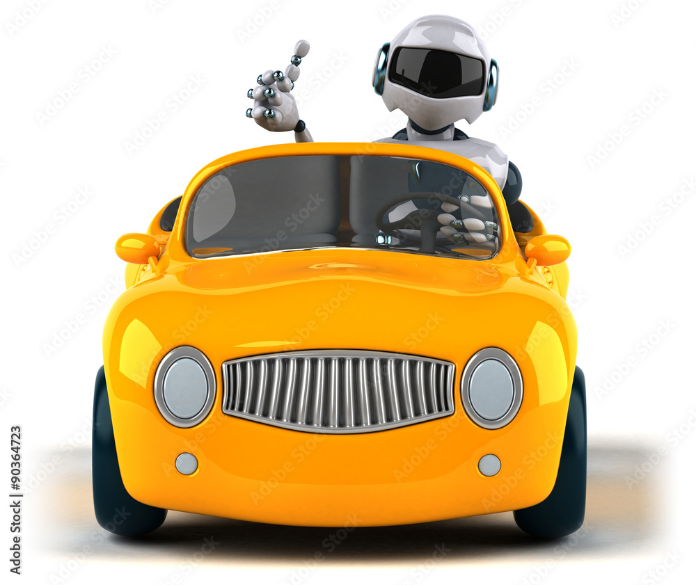 Robot and car