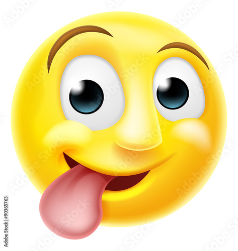 Sticking Tongue Out Emoji Emoticon