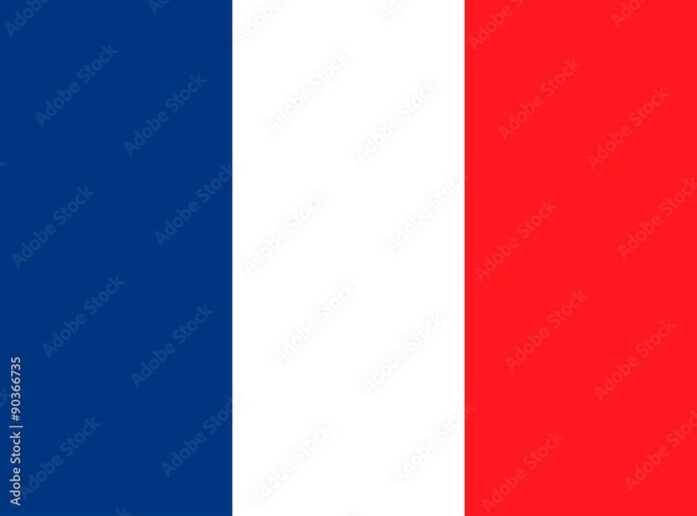 Illustration which depicts the flag of France Illustration which depicts the flag of France
