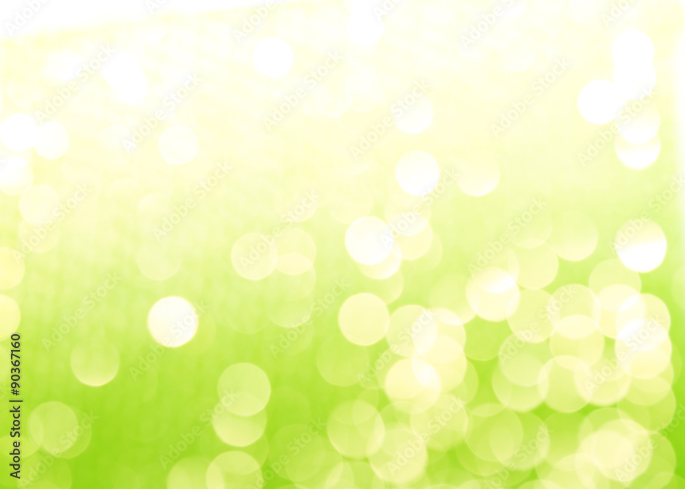 Fototapeta premium green bokeh abstract background