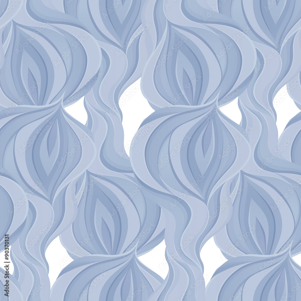 Fototapeta premium Abstract seamless blue pattern