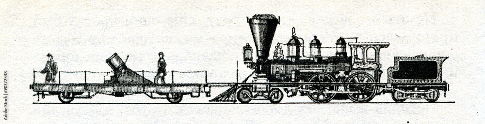 American 200 pound railway mortar (1862)