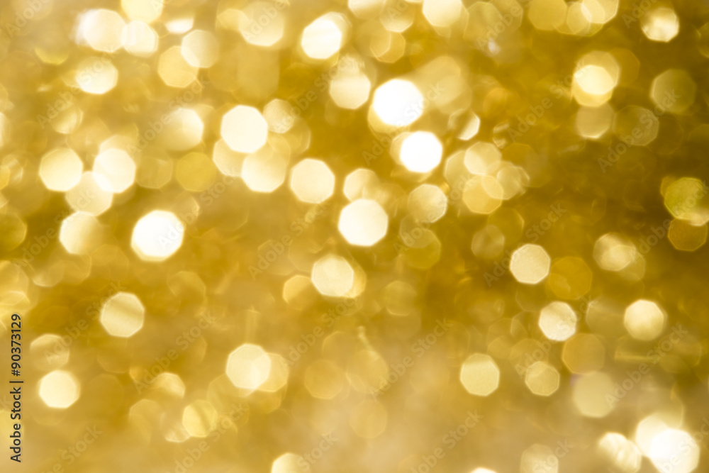 Christmas background and golden abstract glitter with blurred b Christmas background and golden abstract glitter with blurred b