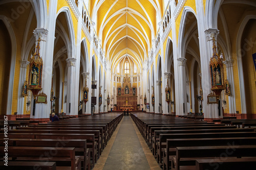  Inside the Phu Nhai church in Nam Dinh, Vietnam. 