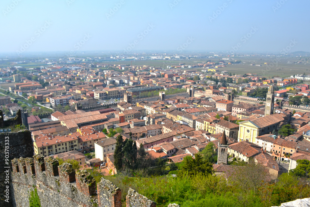 small medieval village of Soave - Veneto, Italy