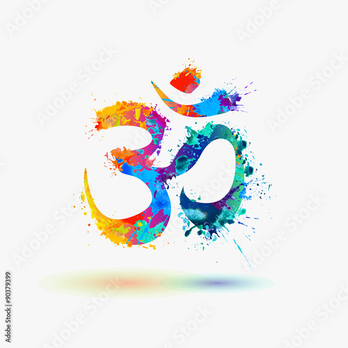 Om. Hindu lucky symbol