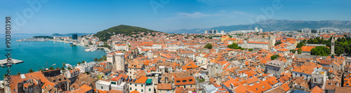 Panorama the city of Split.