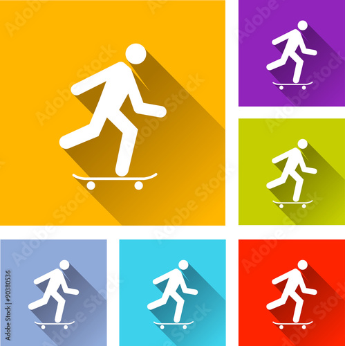 skateboard icons