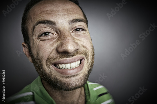 Portrait of a young smiling guy