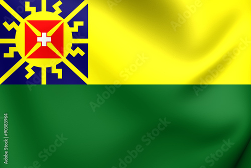 Flag of Santa Luzia do Itanhy, Brazil. photo