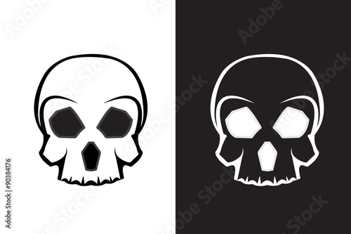 skull logo set