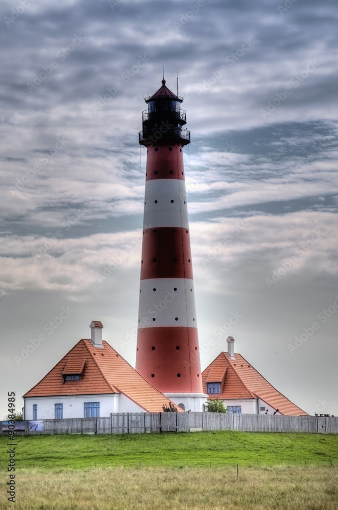 Leuchtturm Westerheversand in Westerhever Leuchtturm Westerheversand in Westerhever