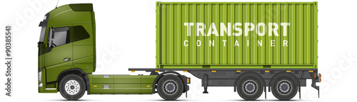 Camion + container court V2