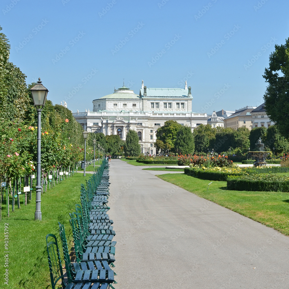 Fototapeta premium burggarten in wien
