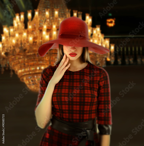 Retro Woman Portrait.