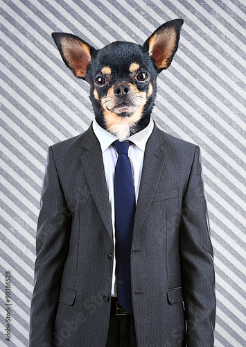 Portrait Of Man With Animal...