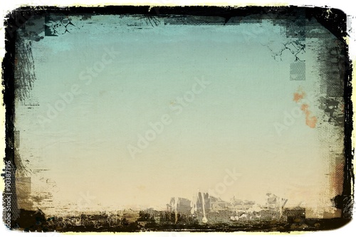 Grunge blue abstract background