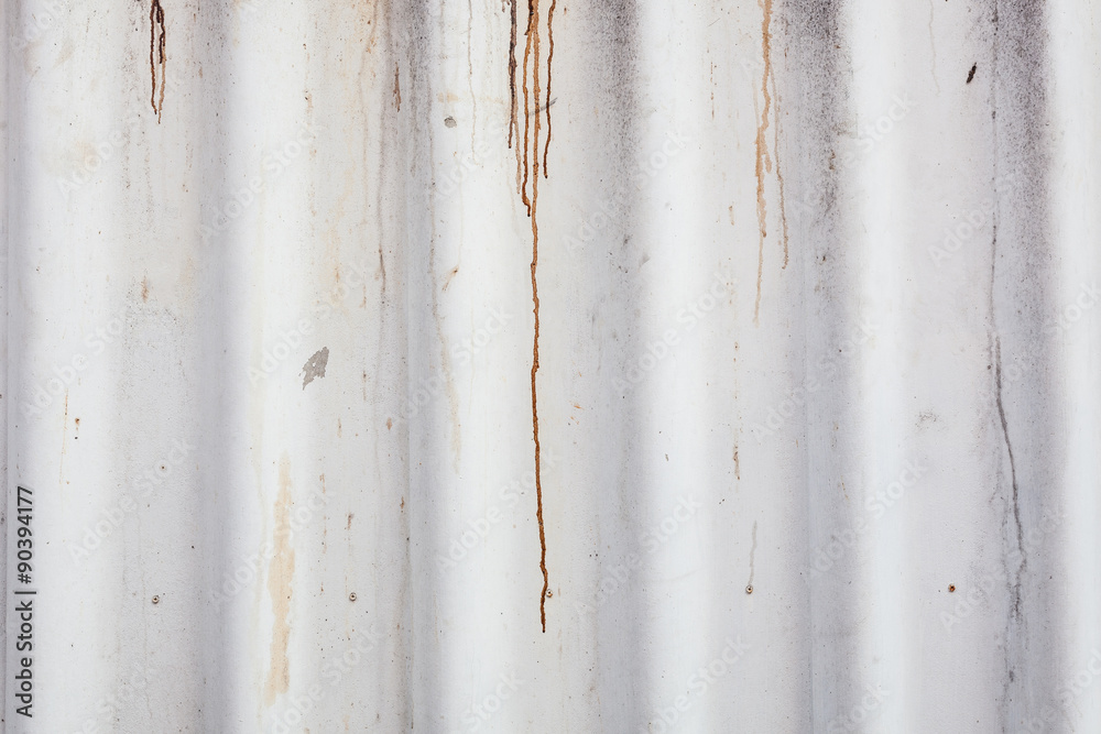 Dirty corrugated iron or galvanized iron background