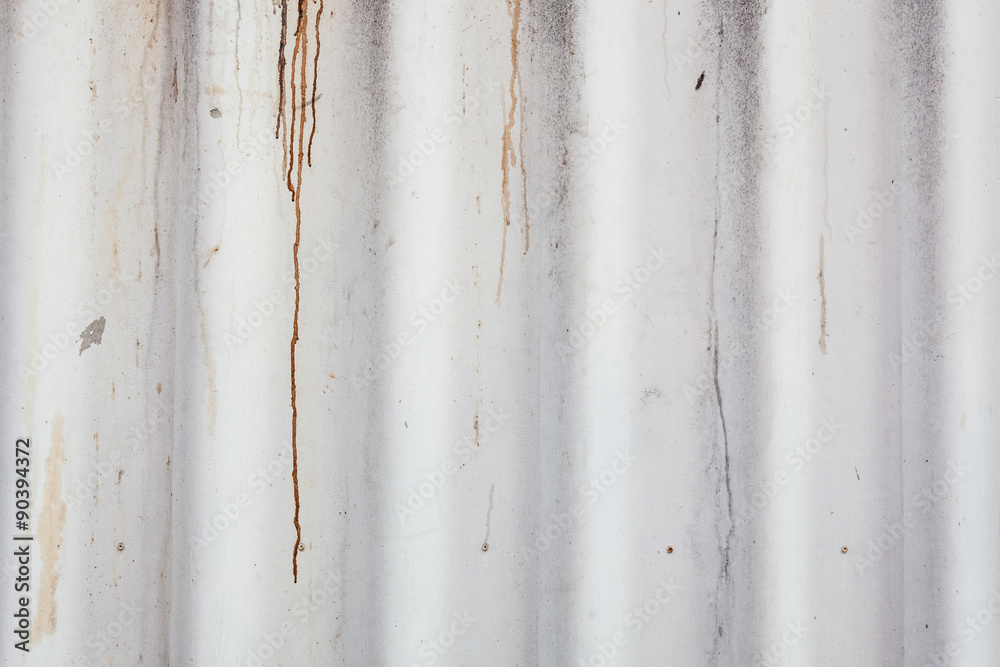 Dirty corrugated iron or galvanized iron background