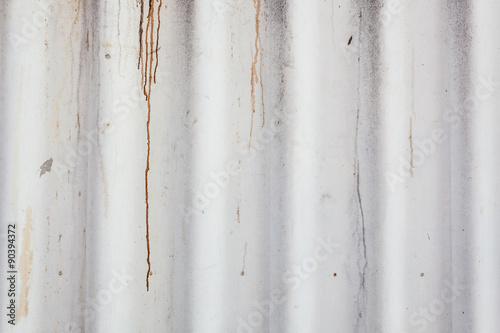 Obraz na płótnie Dirty corrugated iron or galvanized iron background w salonie