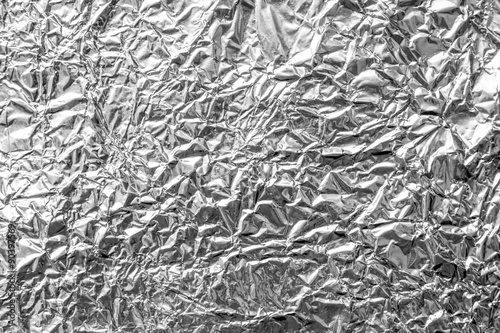 Aluminium foil background