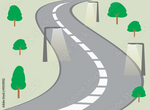 Road vector