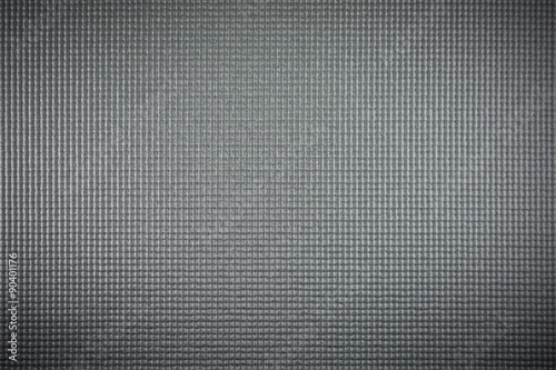 horizontal gray color image of yoga mat texture background.